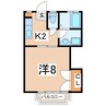 東北本線/郡山駅 バス:15分:停歩3分 2階 築35年 1Kの間取り