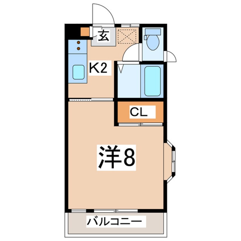 間取図 東北新幹線（東北地方）/郡山駅 バス19分疎水事務所下車:停歩1分 1階 築27年