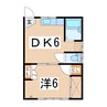 東北本線/郡山駅 バス:10分:停歩7分 1階 築40年 1DKの間取り