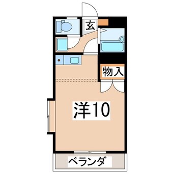 間取図 東北本線/郡山駅 バス19分音路下車:停歩4分 1階 築27年