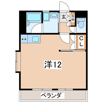 間取図 東北本線/郡山駅 バス19分音路下車:停歩4分 2階 築30年