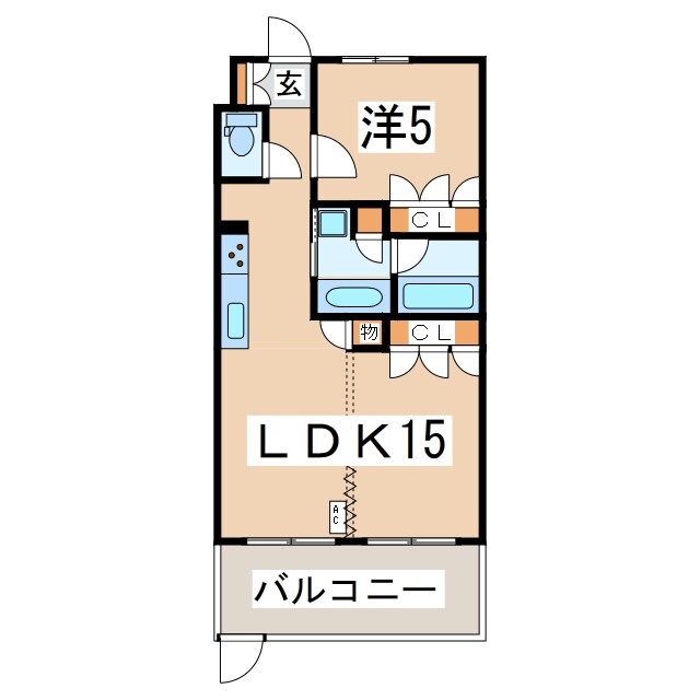 間取り図 東北新幹線（東北地方）/郡山駅 徒歩38分 1階 築16年