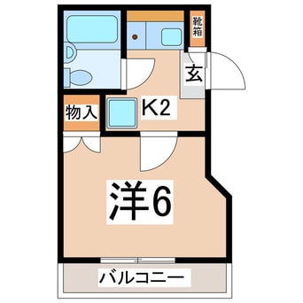 間取図 東北新幹線（東北地方）/郡山駅 バス20分開成5丁目下車:停歩5分 2階 築27年