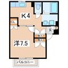 磐越西線<森と水とロマンの鉄道>/郡山富田駅 徒歩20分 2階 築29年 1Kの間取り