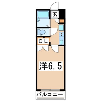 間取図 東北新幹線（東北地方）/郡山駅 徒歩50分 2階 築32年