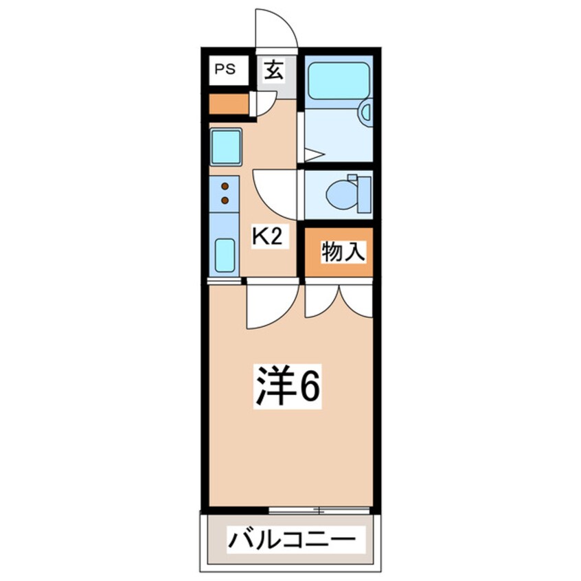 間取図 東北新幹線（東北地方）/郡山駅 徒歩50分 1階 築32年