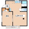 東北本線/安積永盛駅 徒歩9分 2階 築36年 1LDKの間取り