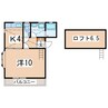 磐越西線<森と水とロマンの鉄道>/郡山富田駅 徒歩22分 2-2階 築28年 1Kの間取り