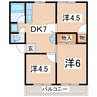 磐越西線<森と水とロマンの鉄道>/郡山富田駅 徒歩29分 2-2階 築38年 3DKの間取り