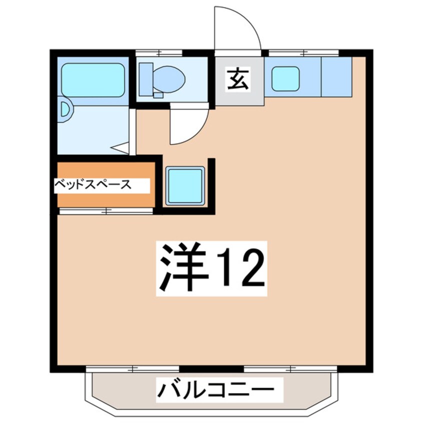 間取図 磐越西線<森と水とロマンの鉄道>/郡山富田駅 徒歩20分 1階 築25年