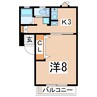 メゾンヤマト本町 1Kの間取り