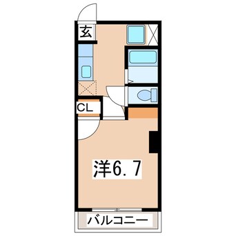 間取図 グランデージ虎丸