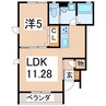 東北本線/郡山駅 バス:12分:停歩3分 1階 築12年 1LDKの間取り