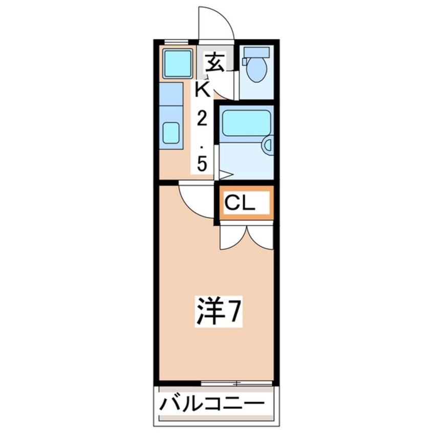 間取図 東北本線/郡山駅 バス18分大成小学校入口下車:停歩2分 1階 築31年