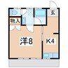 東北本線/須賀川駅 バス:11分:停歩8分 1階 築34年 1Kの間取り