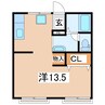 東北本線/安積永盛駅 徒歩29分 2階 築42年 1Rの間取り