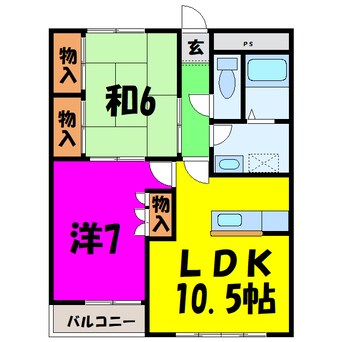 間取図 ＭＯＭＯ１１東松山