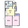ホースブリッジ　1-010105701 2DKの間取り