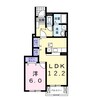 ファーストヒルズ 1LDKの間取り