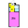 MOMO6坂戸　（坂戸市関間1丁目12-11） 1Rの間取り