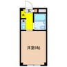 MOMO6坂戸　（坂戸市関間1丁目12-11） 1Rの間取り