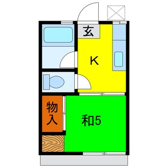 間取図 福田ハイツA