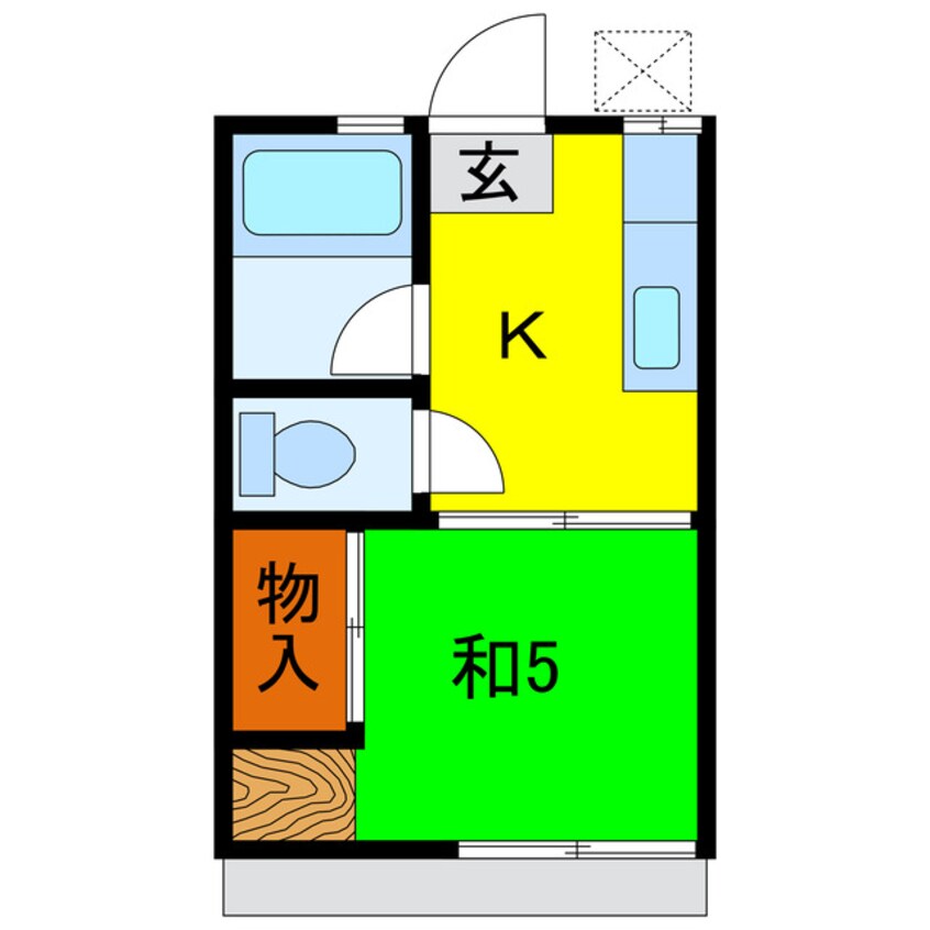 間取図 福田ハイツA