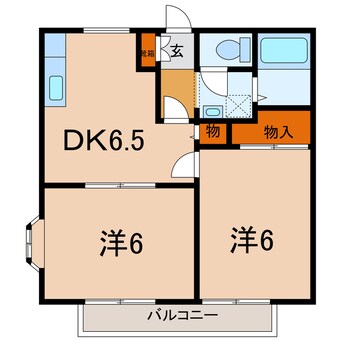 間取図 ベルメゾンＩＴＯ　Ｂ棟