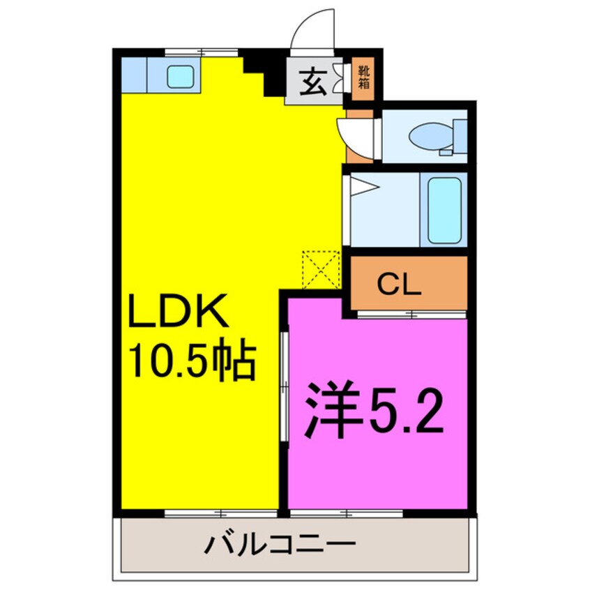 間取図 シティーハイファイブ