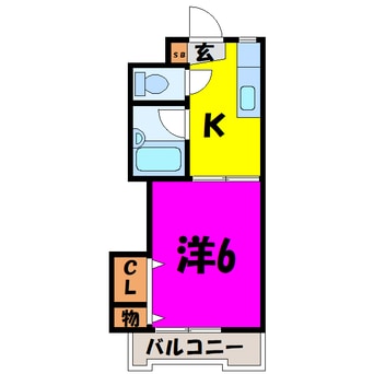 間取図 アルムクイーン高坂