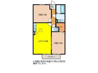 間取図 アミティエ　マノ　8051