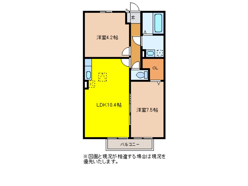 間取図 アミティエ　マノ　8051