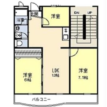 間取図 グラン松葉