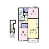 カルムメゾンⅡ(東松山市あずま町) 2LDKの間取り