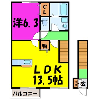 間取図 グランメリーB