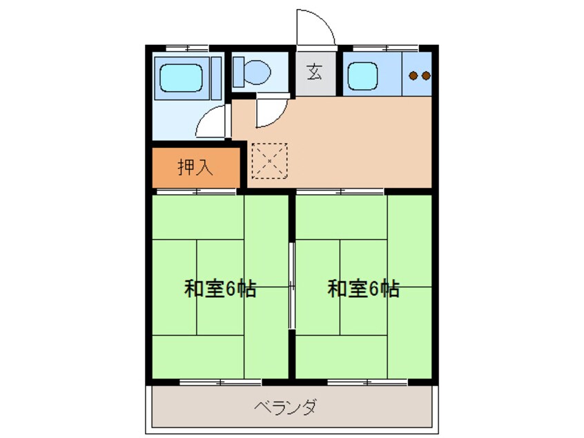 間取図 グリーンコーポ