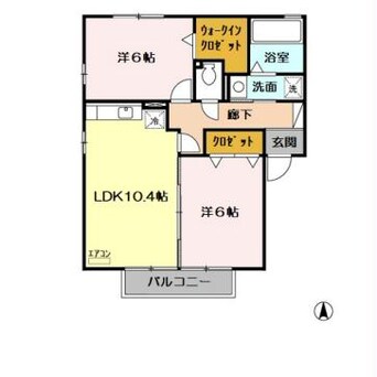 間取図 オーククレスト　Ⅰ