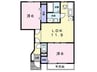 ふぉーらむしろかねⅠ 2LDKの間取り