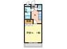 シャンブル 1Kの間取り