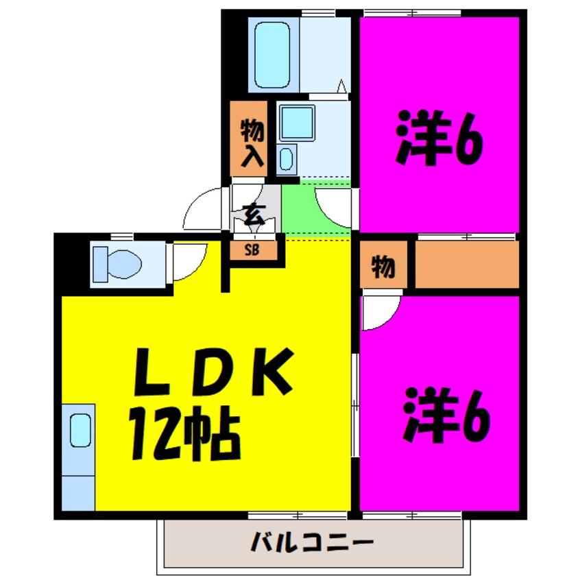 間取図 ベルメゾンＩＴＯ　Ａ棟