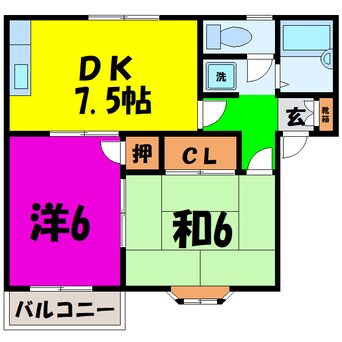 間取図 あけぼのハイツ