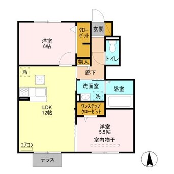 間取図 レジデンス高坂Ⅱ　28439