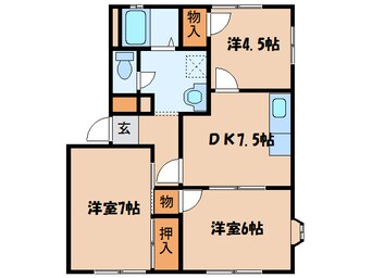 間取図 ハイネス山﨑