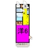 第二長島ビル 1Kの間取り