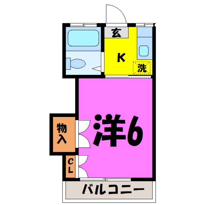 間取図 コーポメッツ