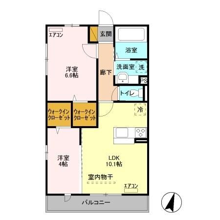 間取り図 ペイサージュ　56531