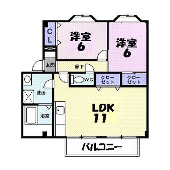 間取図 リバーサイド山崎
