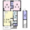 エクセレンテ・幸町 2LDKの間取り