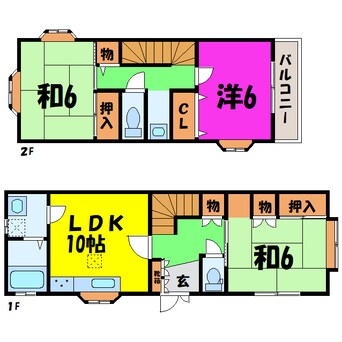 間取図 寄居町富田テラス