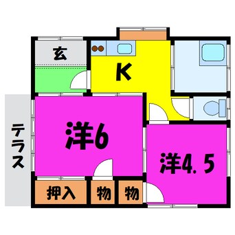 間取図 伊藤貸家